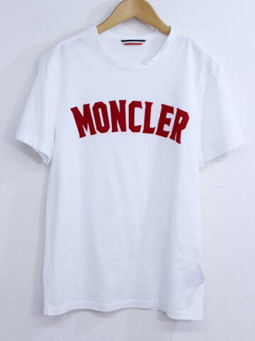 【MONCLER(モンクレール)】2019年製 赤ロゴ MAGLIA Tシャツ